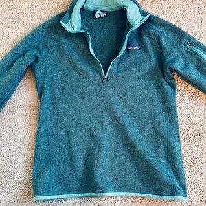 Patagonia Teal Fleece Pullover